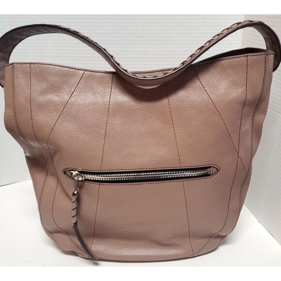orYANY Purse NWT Chelsea Hobo Bag CH902 Braided Mocha Tag & Dust Bag Warm Taupe - Picture 5 of 14